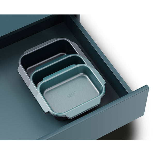 Set de 3 plats à rôtir empilables Nest Joseph Joseph - Mathon - 5