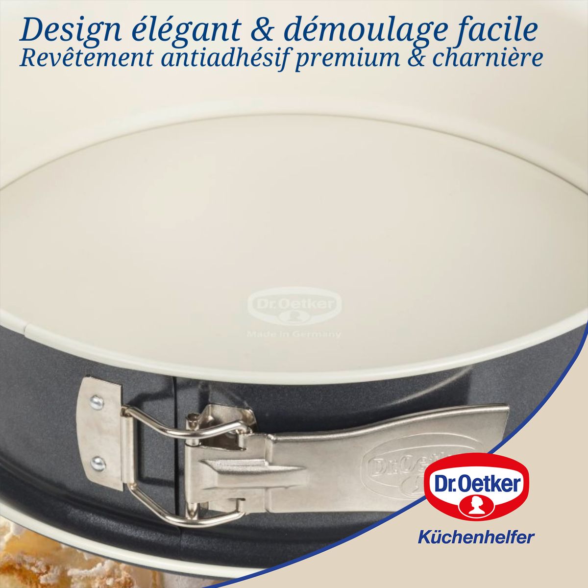 Ensemble de 2 Moules à manqué à charnière 26 cm Dr. Oetker Back-Trend Dr. Oetker - Mathon - 5