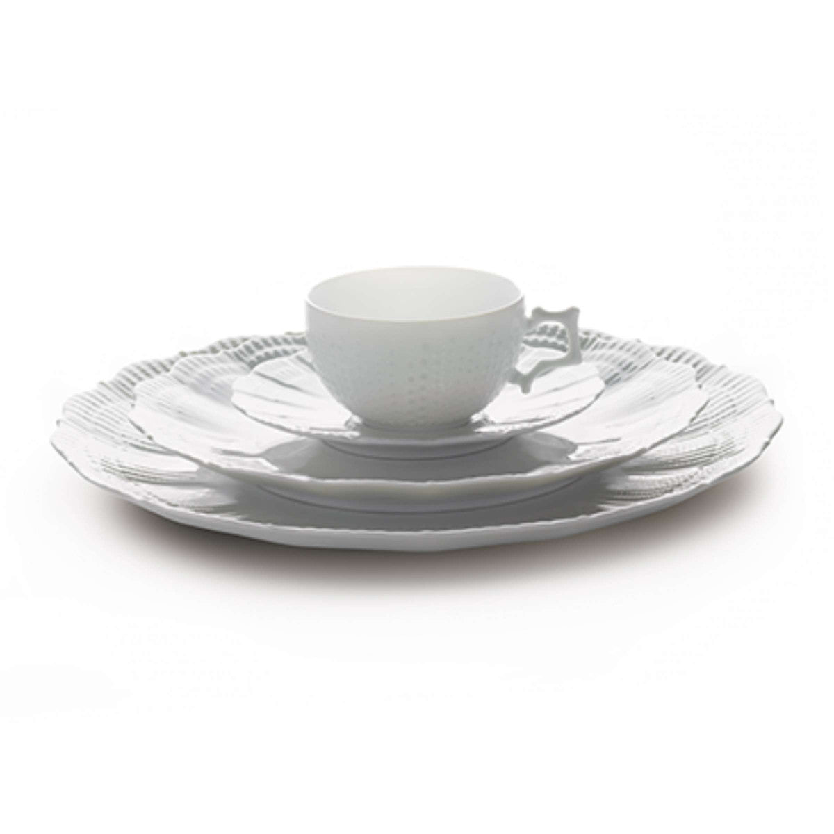 Corail Blanc - Assiette de présentation 31.5 cm (lot de 3) Médard de Noblat - Mathon - 2