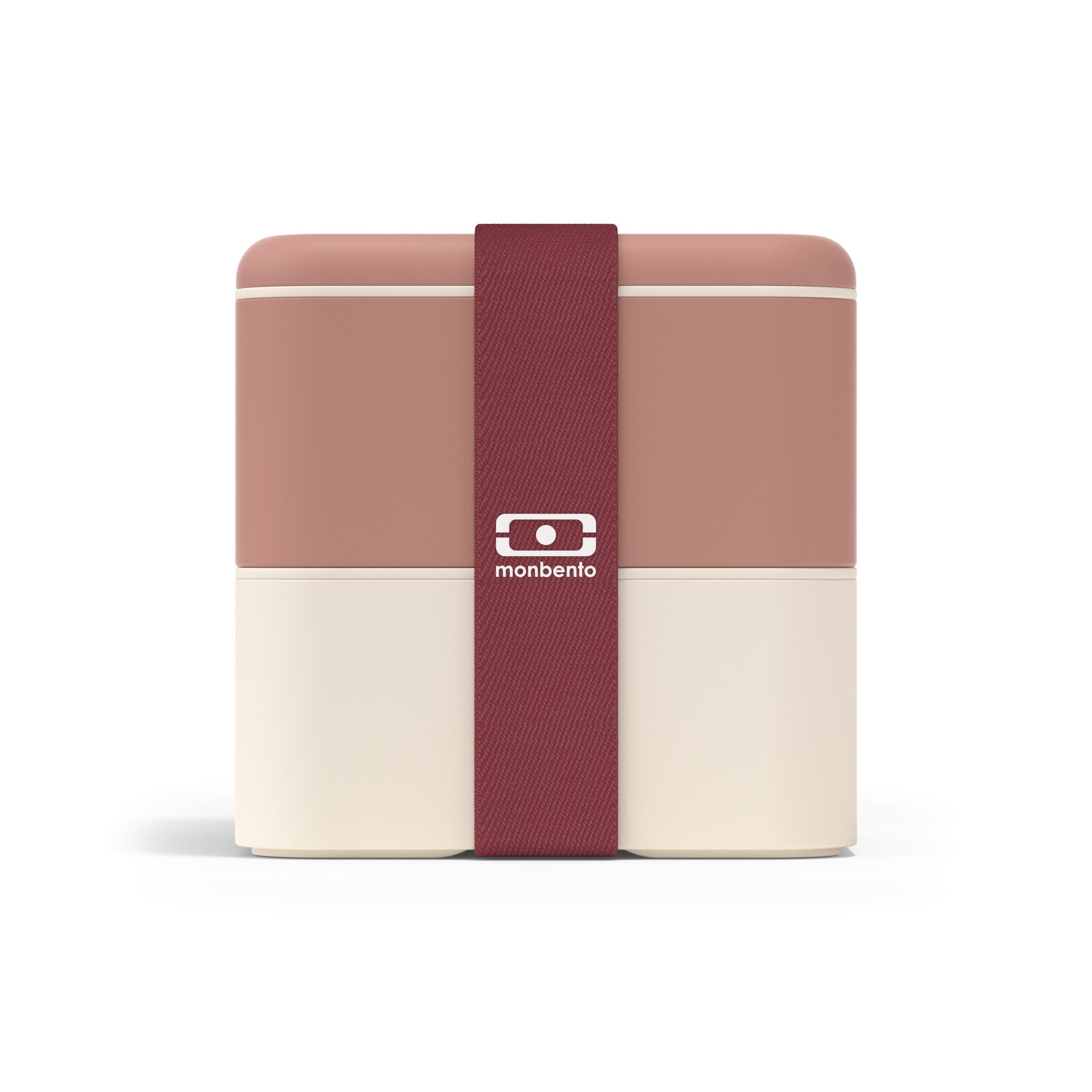 Lunch box 2 compartiments Square 1,7L Made in France Rose Moka Monbento - Mathon - 2