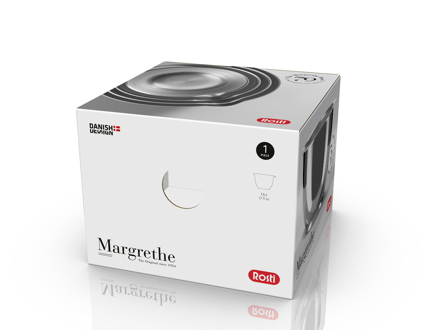 Bol à mixer MARGRETHE en acier Acier Rosti - Mathon - 2