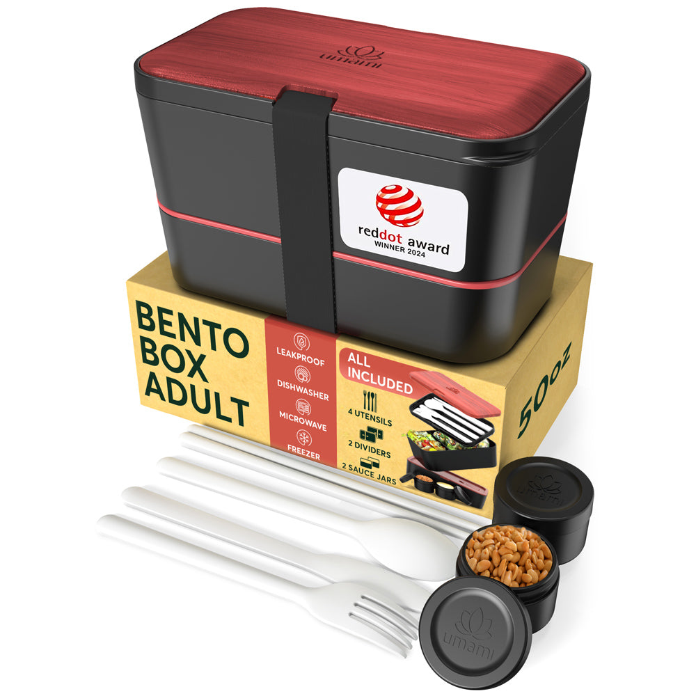 Bento Encastrable 1,5 l noir et bois de rose Umami - Mathon - 2