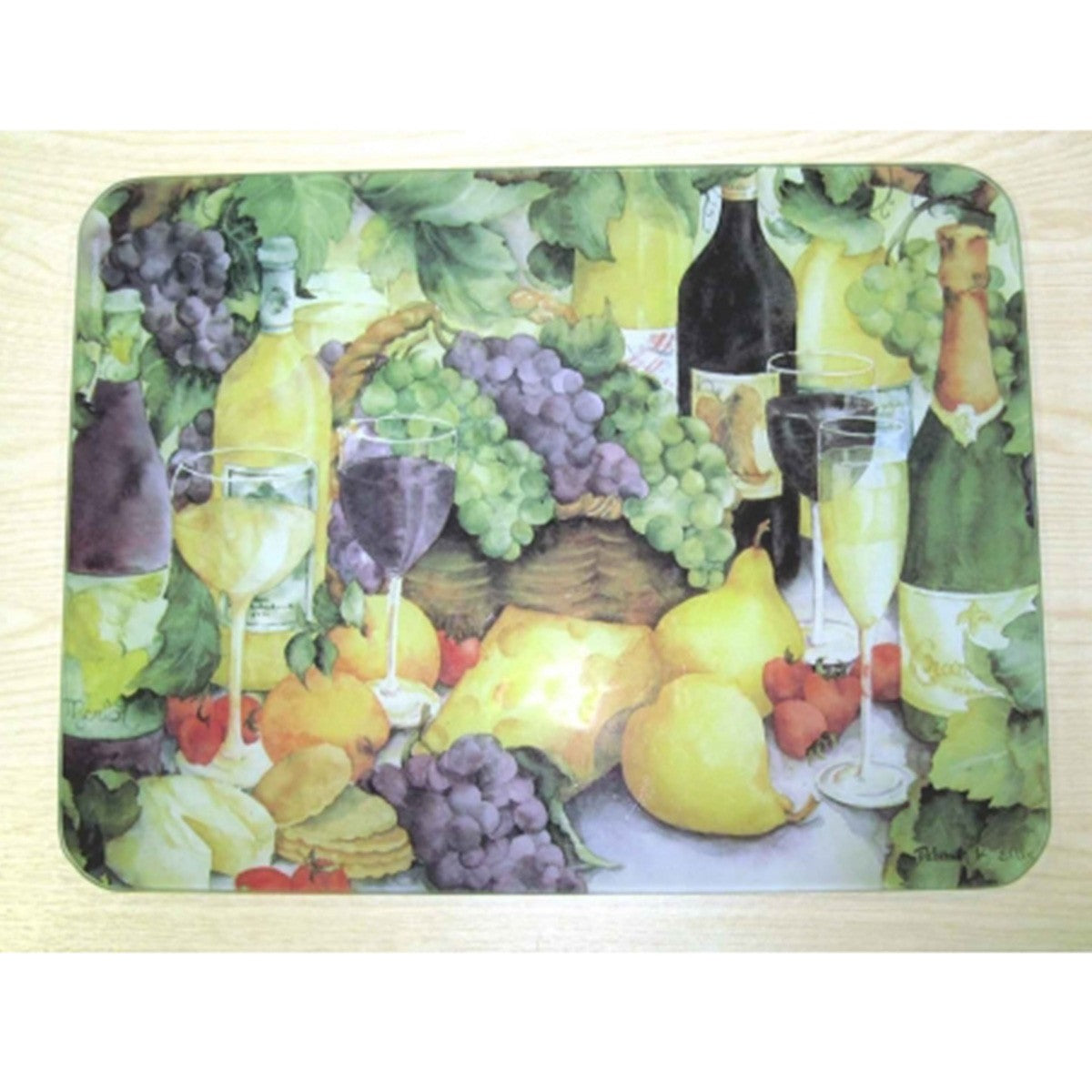 Planche à découper en verre lisse vignoble Astuceo - Mathon - 2