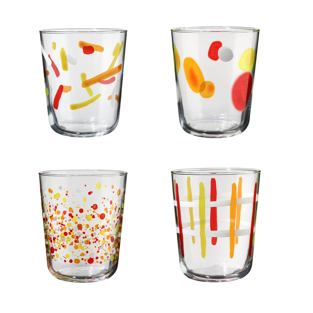 Boite de 4 gobelets Gioia 31,5 cl Table passion - Mathon - 1