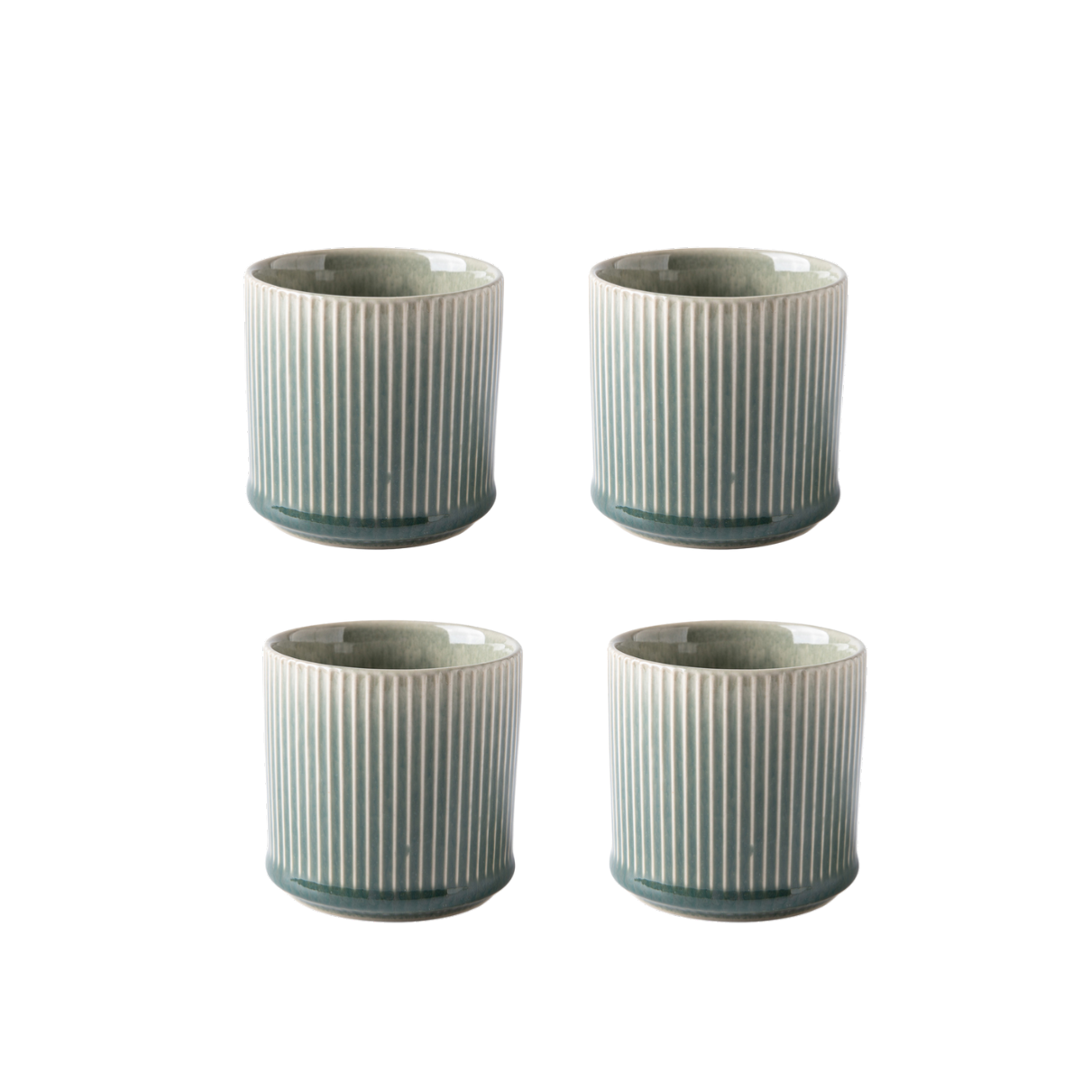 Lot de 4 tasses vert - "Jade" Laguiole Cuisson - Mathon - 2