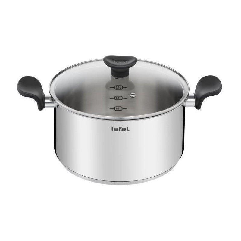Tefal E3084604 Primary Faitout Inox 24 Cm / 5l + Couvercle/ Compatible Induction Seb - Mathon - 4