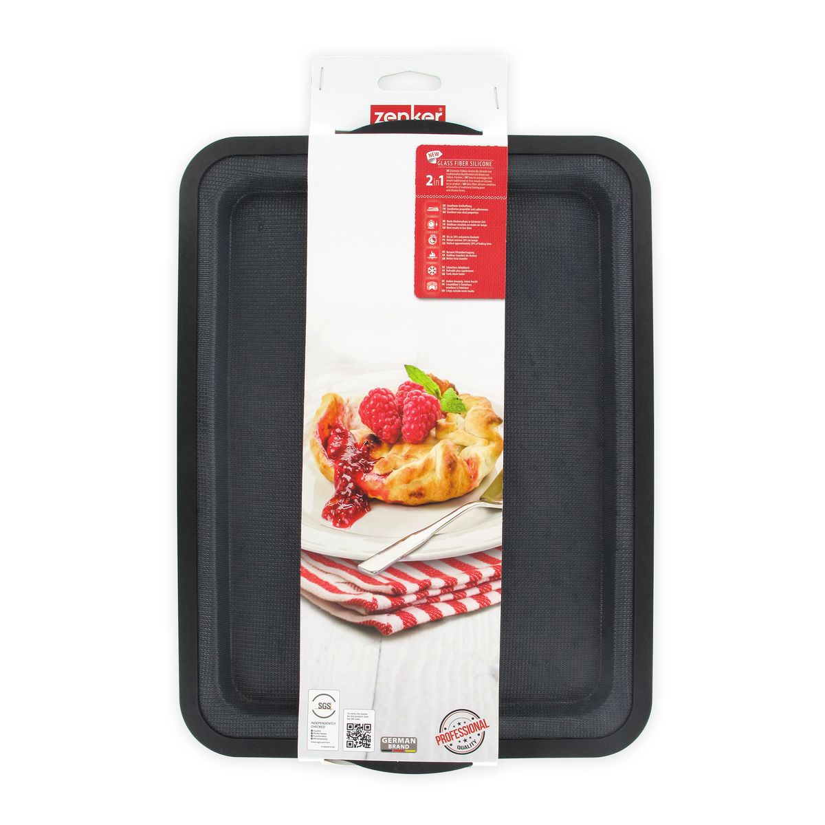 Plaque à pâtisserie rectangle 35 x 26 cm Zenker Silicone fibre de verre Zenker - Mathon - 7