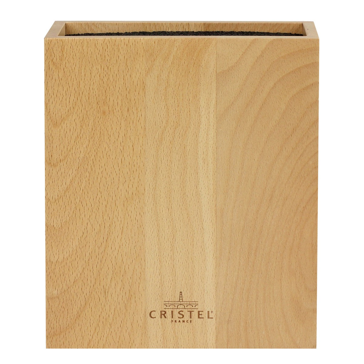 Bloc à couteaux rectangulaire en bois de hêtre Cristel - Mathon - 4
