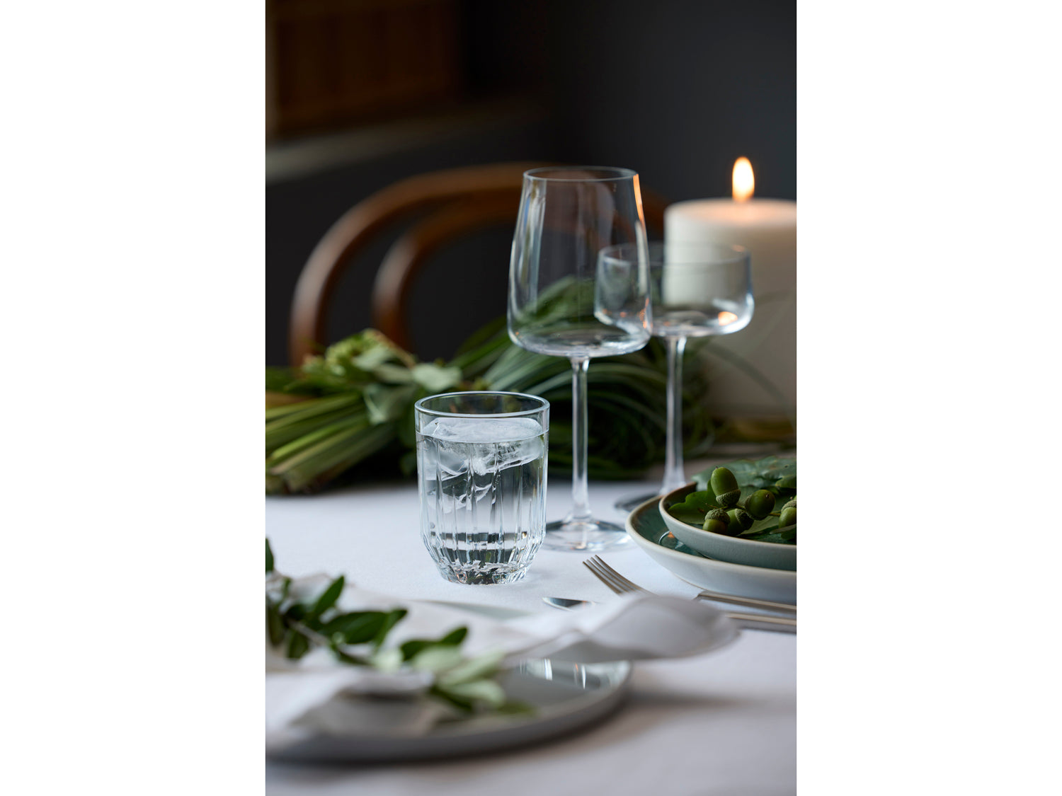 Verre à eau Astrid en  Transparent Lyngby Glas - Mathon - 3