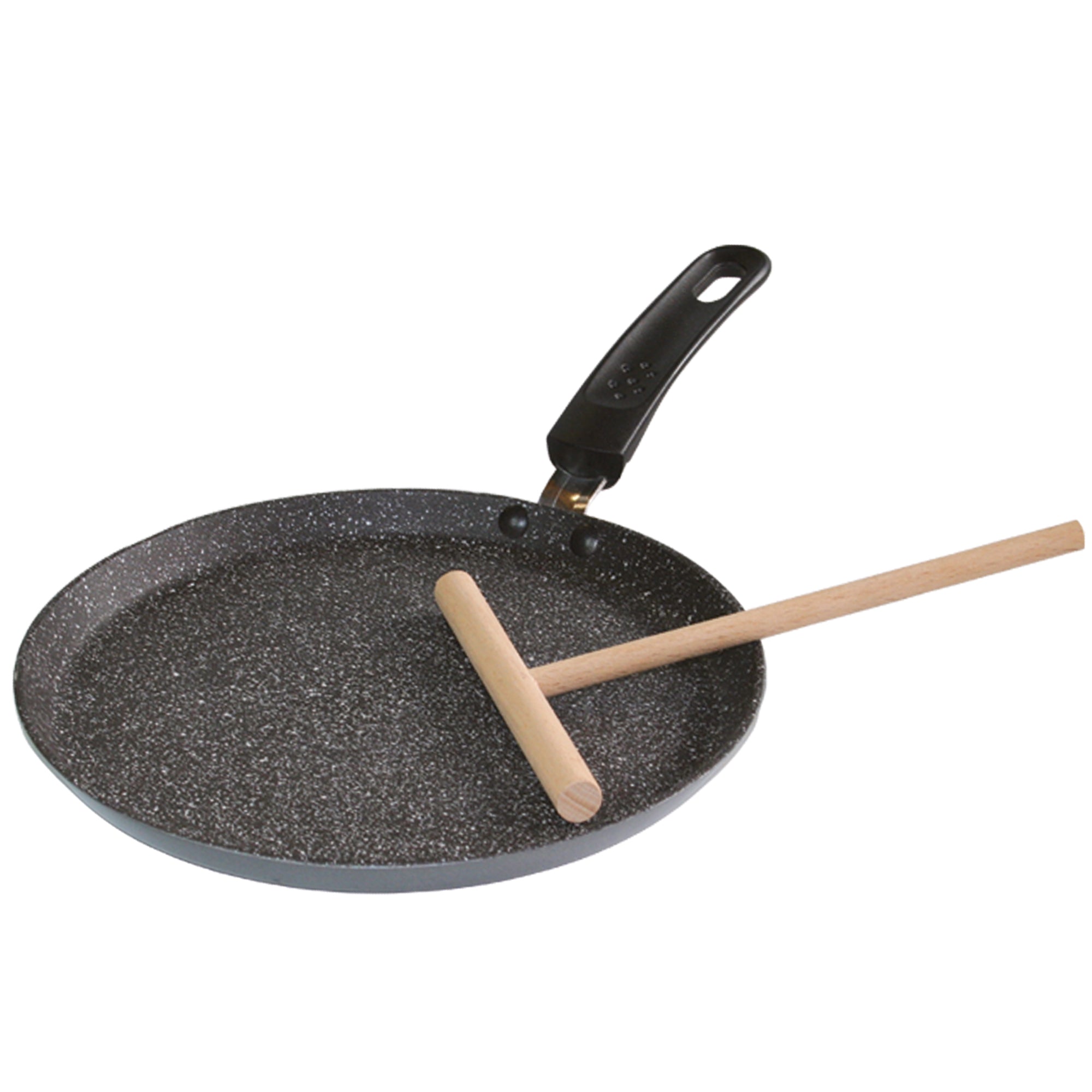 Crêpière 25 cm, avec répartiteur Stoneline - Mathon - 1
