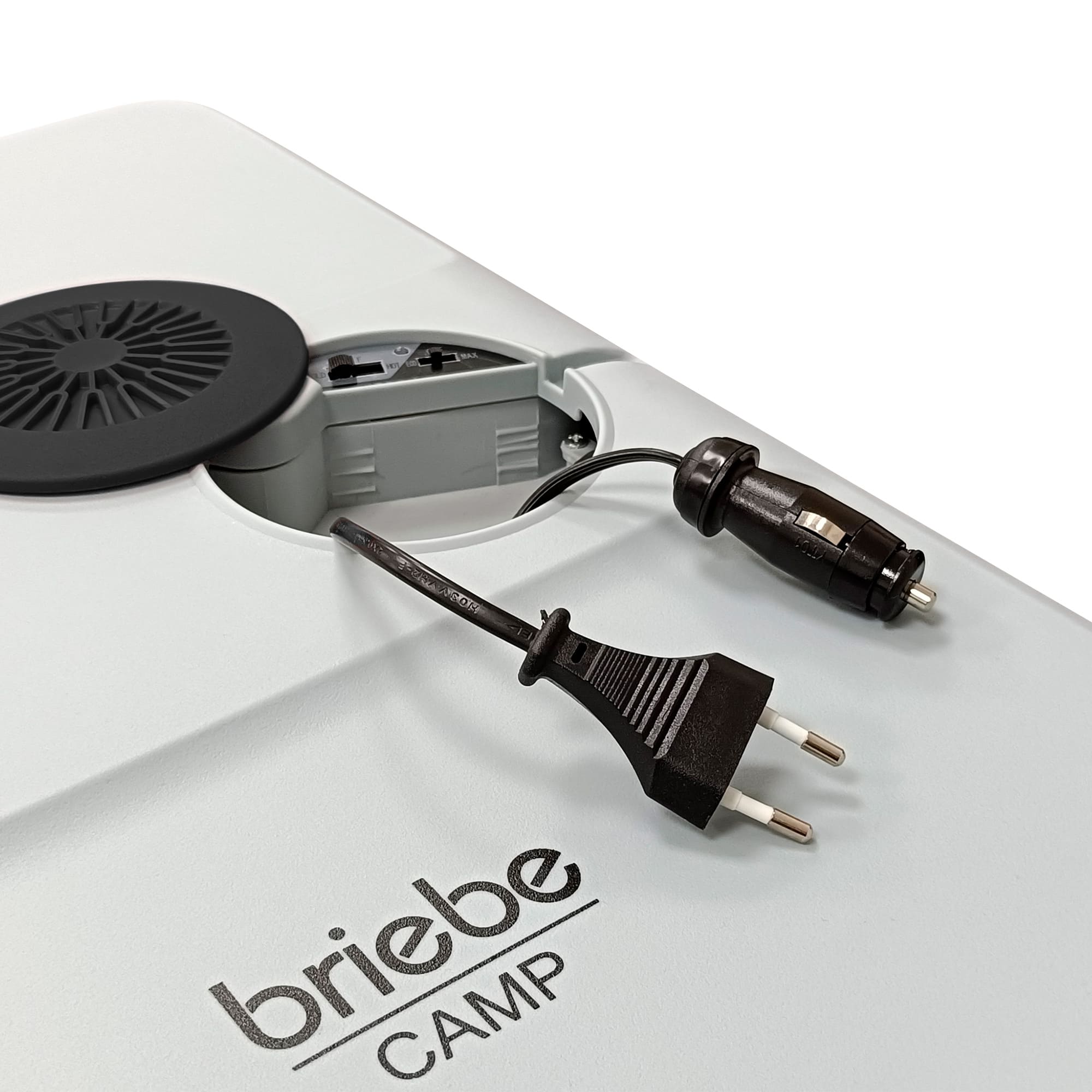 Glacière Électrique portable 40 Litres, 12V / 220 - 240V Voiture et Camping 58  Noir CF1155BLK - Mathon - 8