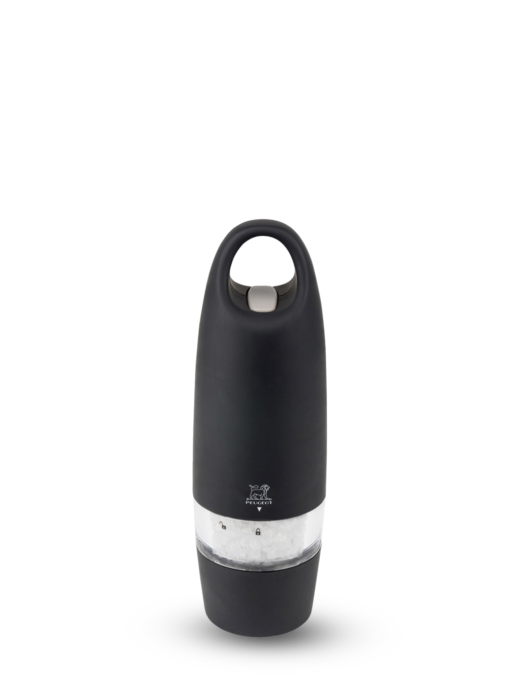 Zest Moulin à sel électrique en ABS soft touch couleur noir 18 cm Peugeot - Mathon - 1