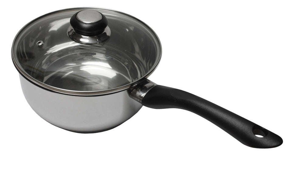 Casserole inox avec couvercle en verre 18 cm Baumalu - Mathon - 2