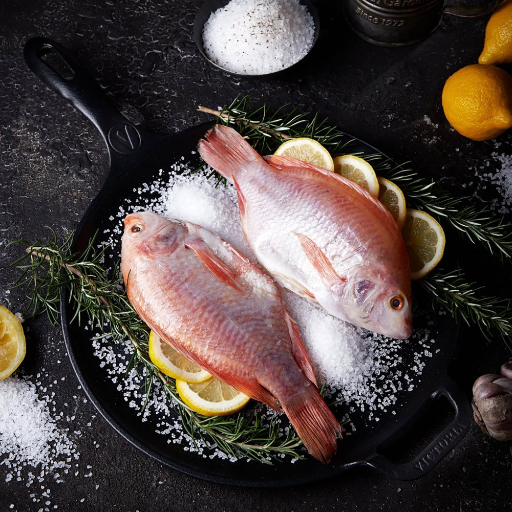 Plaque à Griller Comal en Fonte Émailleé Induction pour Pizza 30cm Feu, Barbecue  Noir 36379 - Mathon - 8