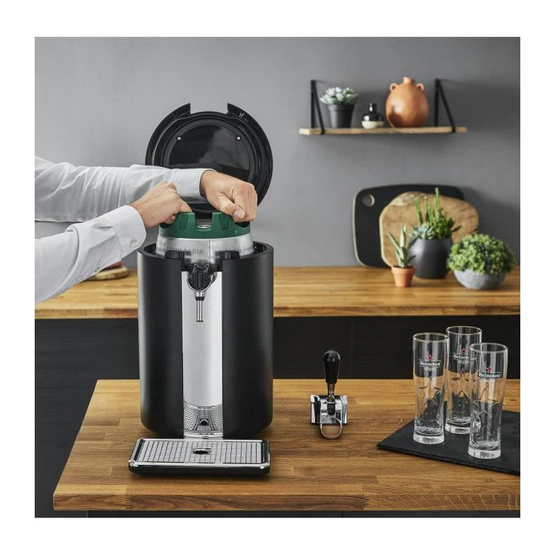 Beertender Vb452e10 Compact Machine A Biere Pression, Compatible Fûts De 5l, Température Parfaite, Biere Fraîche Et Mou Krups - Mathon - 3