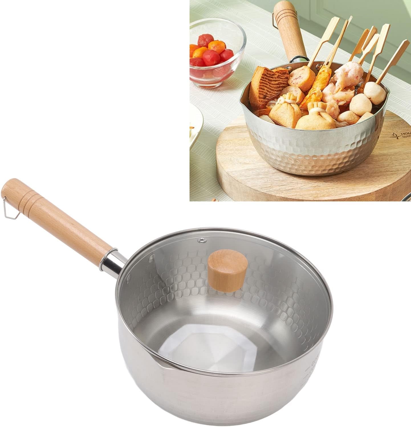 Casserole japonaise antiadhésive avec couvercle Vendos85 - Mathon