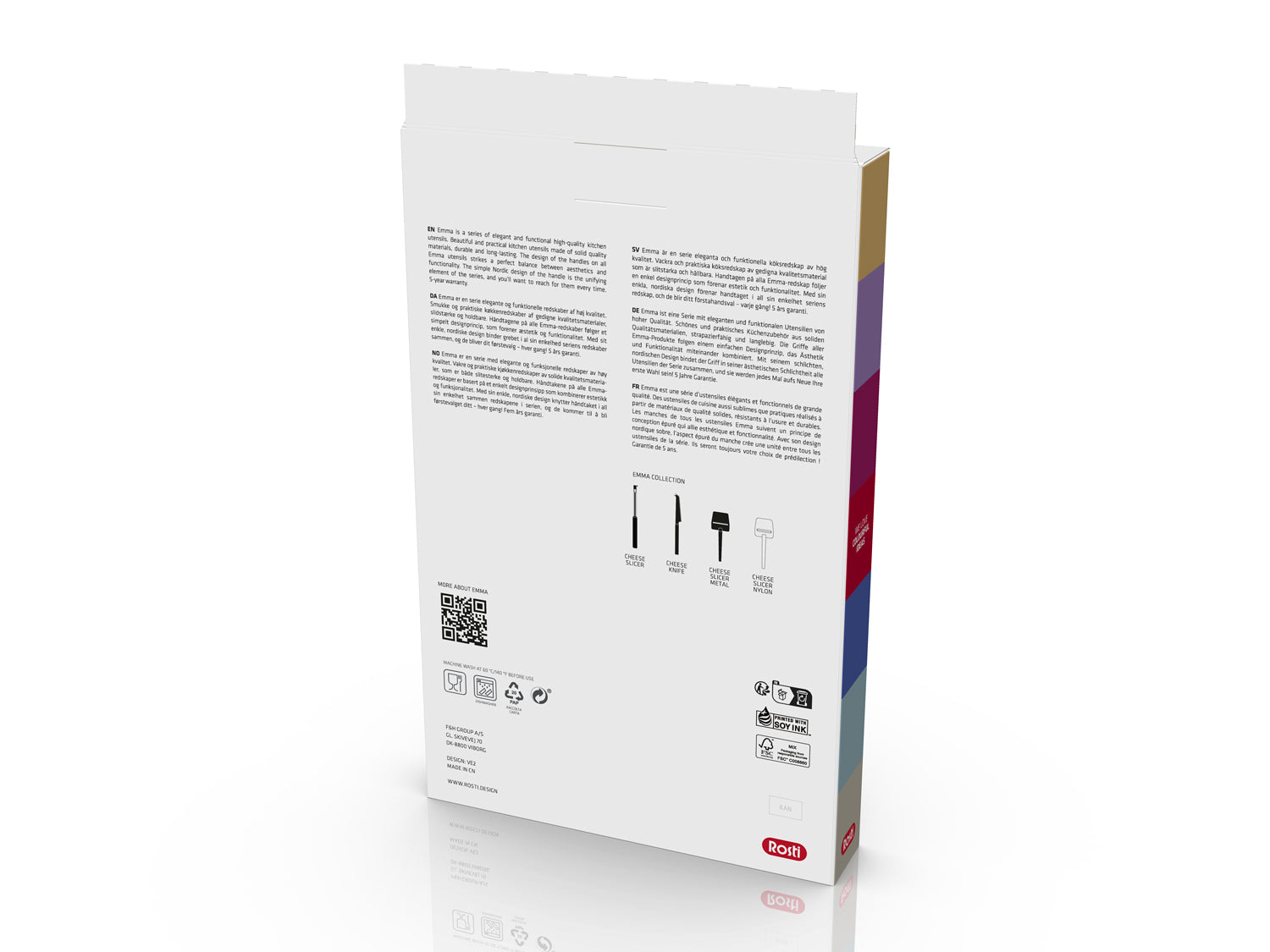 Service à fromage 3 pièces EMMA Humus Rosti - Mathon - 3