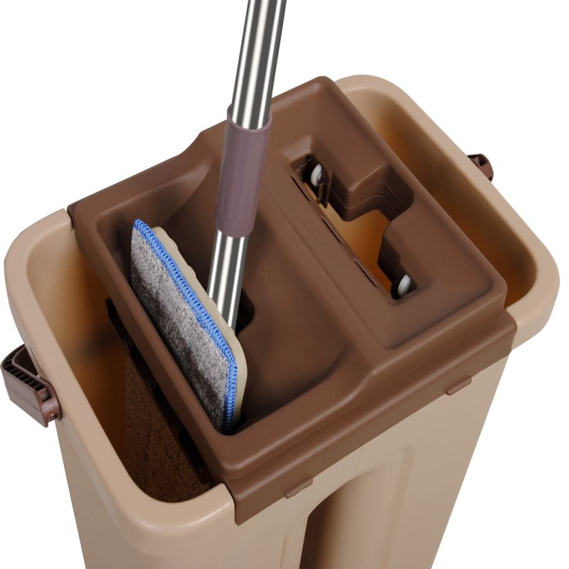 Balai plat vadrouille et seau marron Cenocco CC9070-BR Cenocco - Mathon - 2