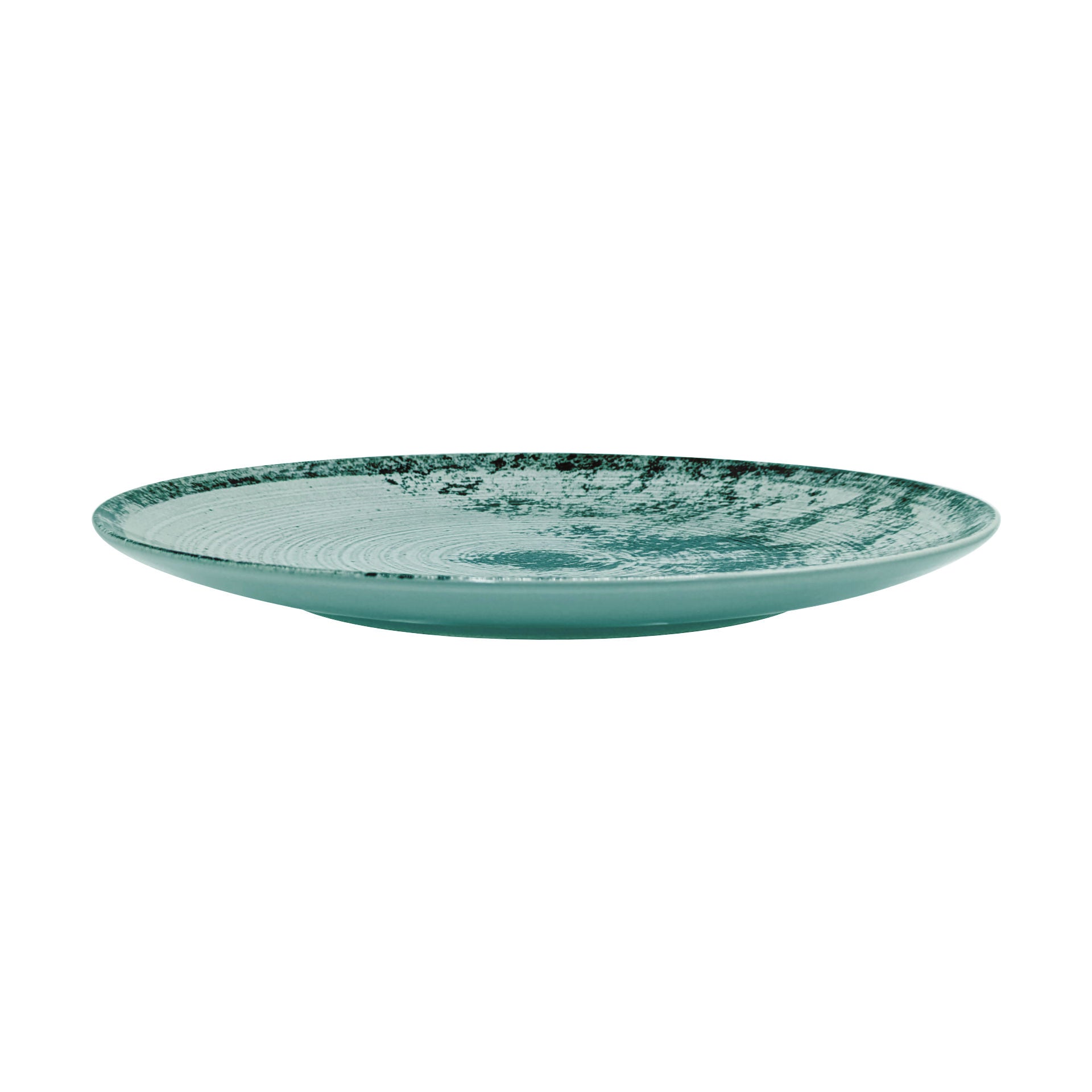 6 assiettes plates 26cm Aspe Turquoise La Mediterranea - Mathon - 2