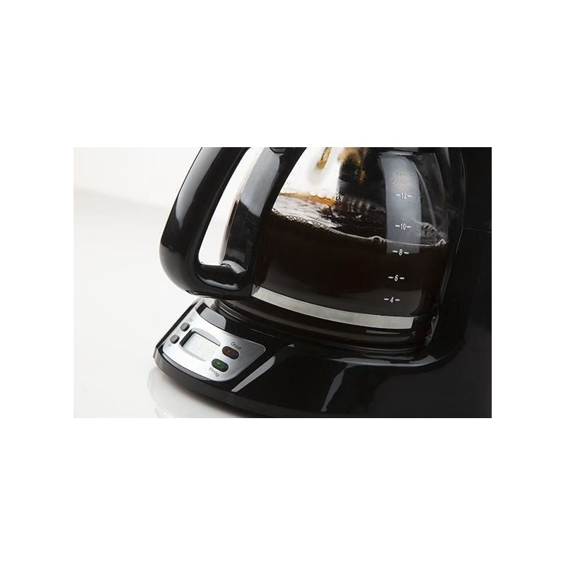 Cafetiere Filtre - Domo - Do708k - 1000 W - 1,5 L - 12 Tasses - Ecran Lcd - Minuteur 24 H - Noir Et Acier Inoxydable Domo - Mathon - 6