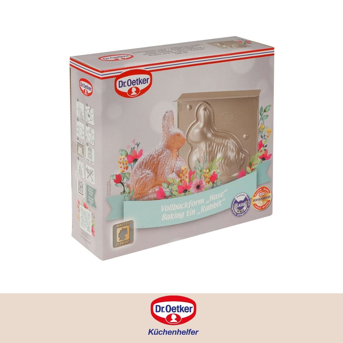Moule à gâteaux 3D en forme de lapin de Pâques 600 ml Dr. Oetker - Mathon - 7