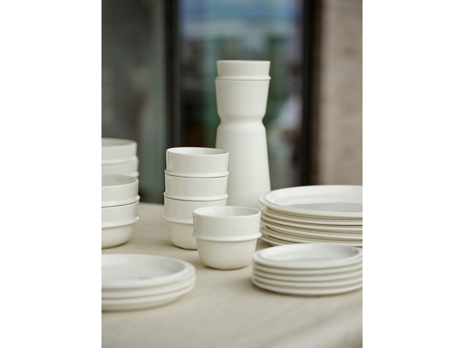 Tasse de café EAU en porcelaine Blanc cassé Zone Denmark - Mathon - 7