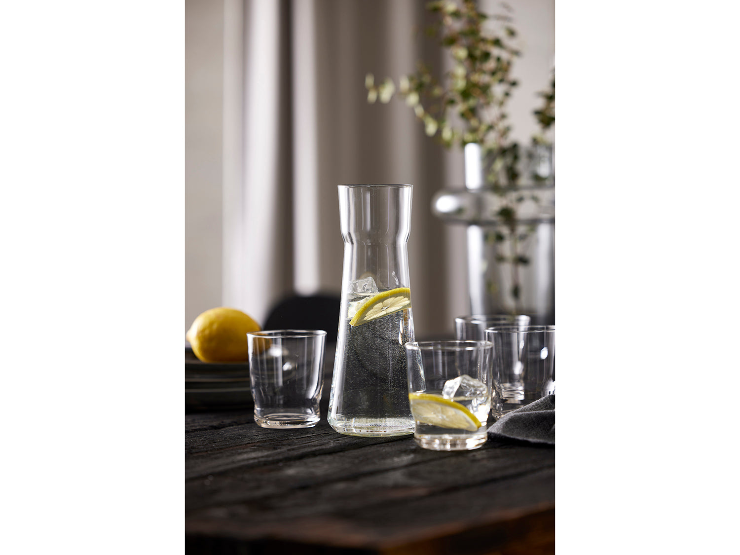 Ensemble décanteur Lissabon en Transparent Lyngby Glas - Mathon - 10