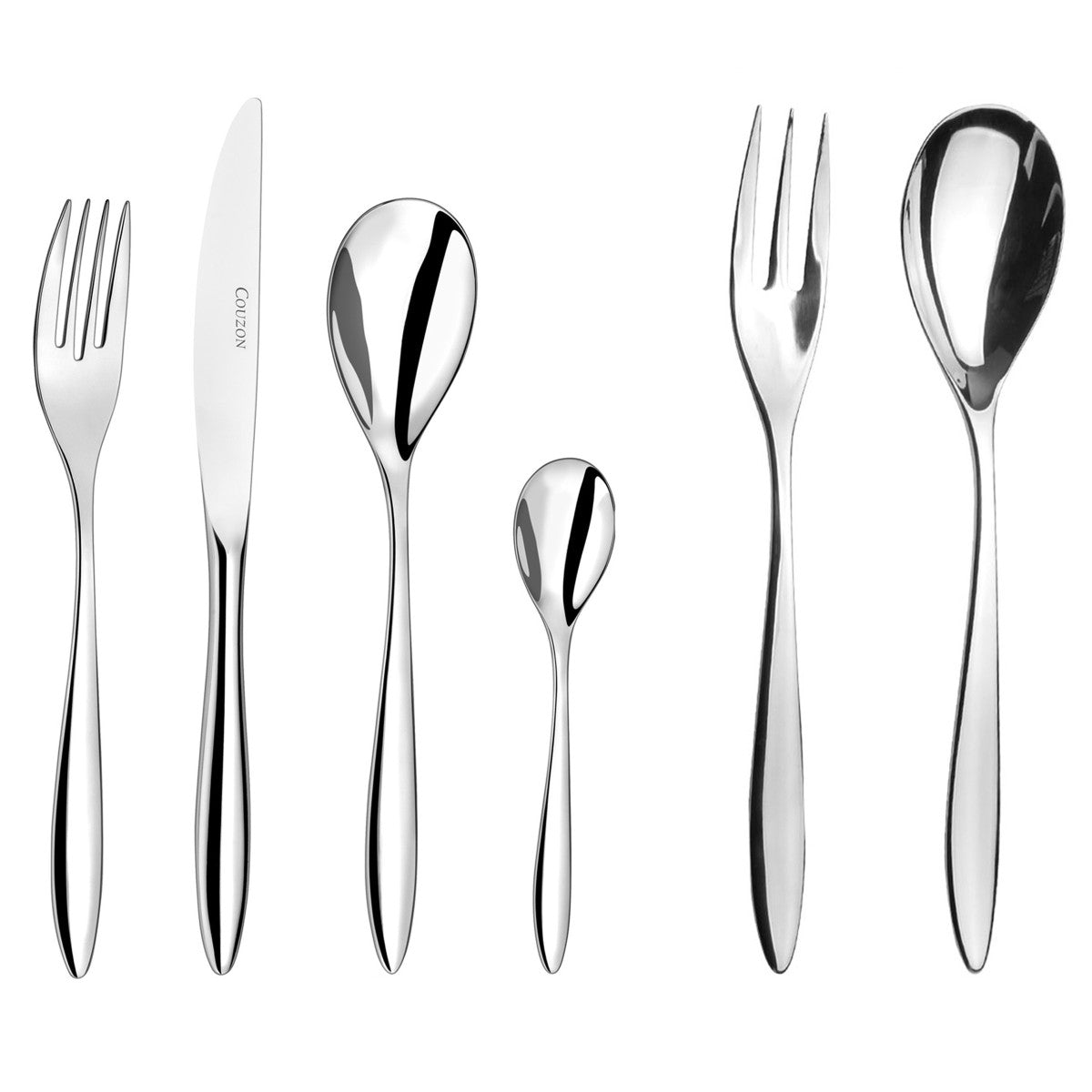 Epsilon - Ménagère 50 pièces en coffre bois Couzon - Mathon - 1