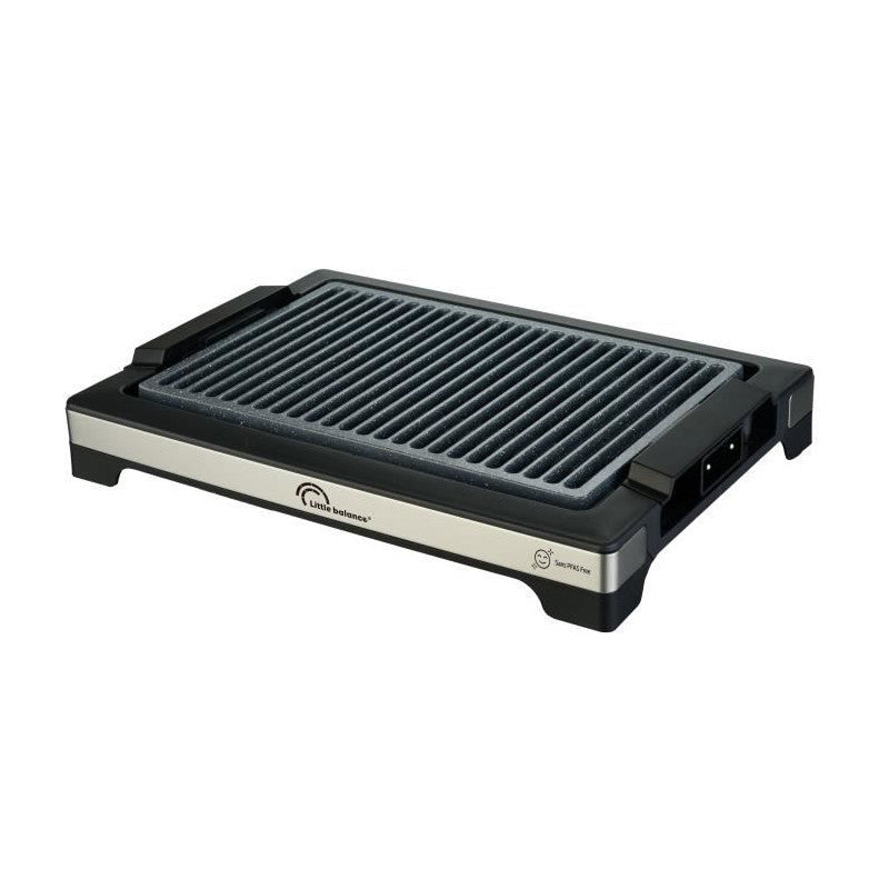 Barbecue électrique Little Balance - Easy Nopifas - Surface De Cuisson 38 X 25 Cm - Revetement Microcéramique Sans Pfas - 2000 Little Balance - Mathon - 2