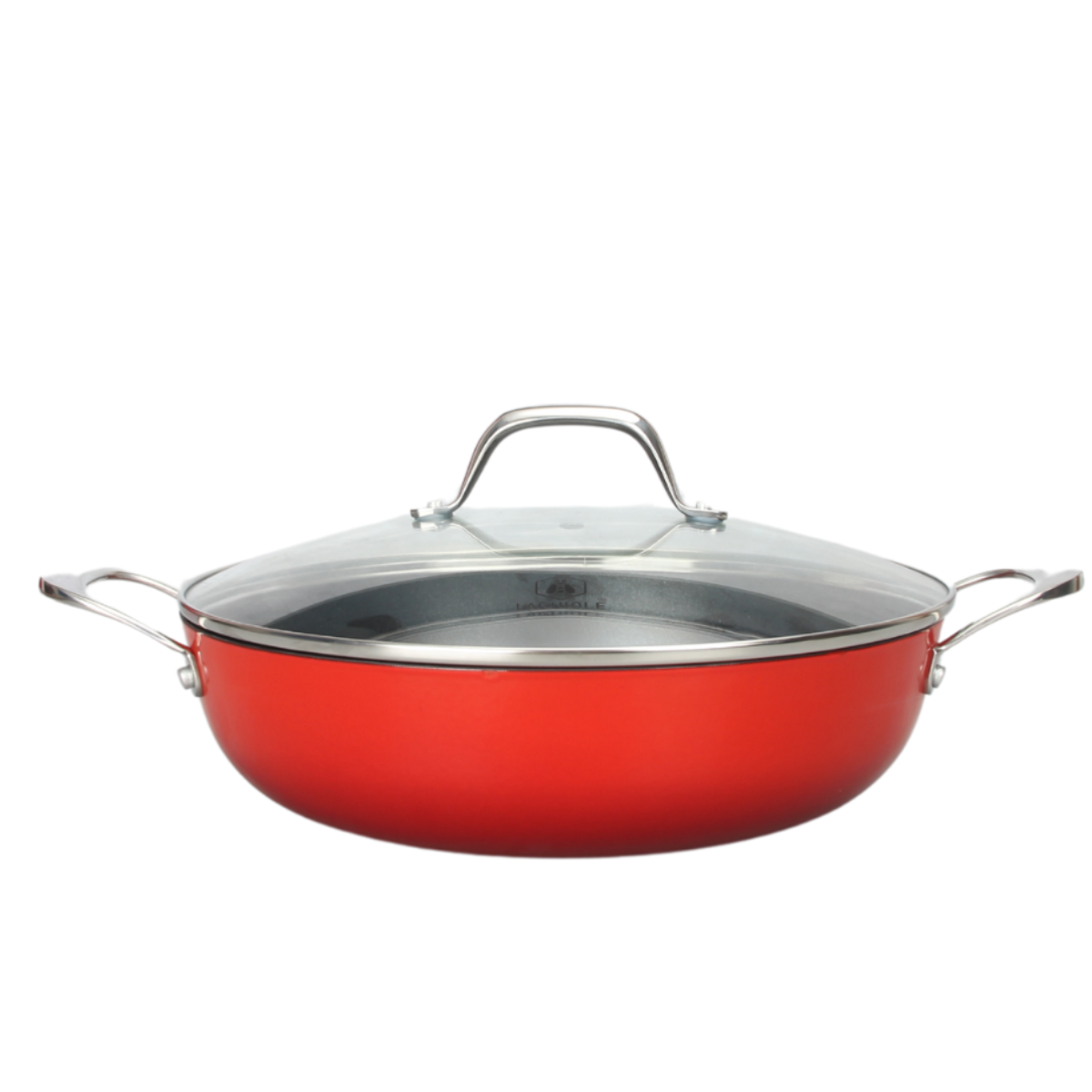 Sautoir rouge 32cm - "Red AirIron" Laguiole Cuisson - Mathon - 1
