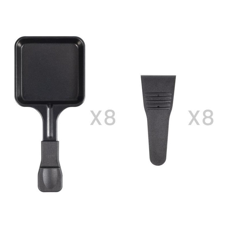 Appareil A Raclette 8 Personnes - Livoo - Doc312 - 1300w - 8 Personnes - Plateau Grill Amovible Antiadhésif - Thermostat Ajusta Livoo - Mathon - 4