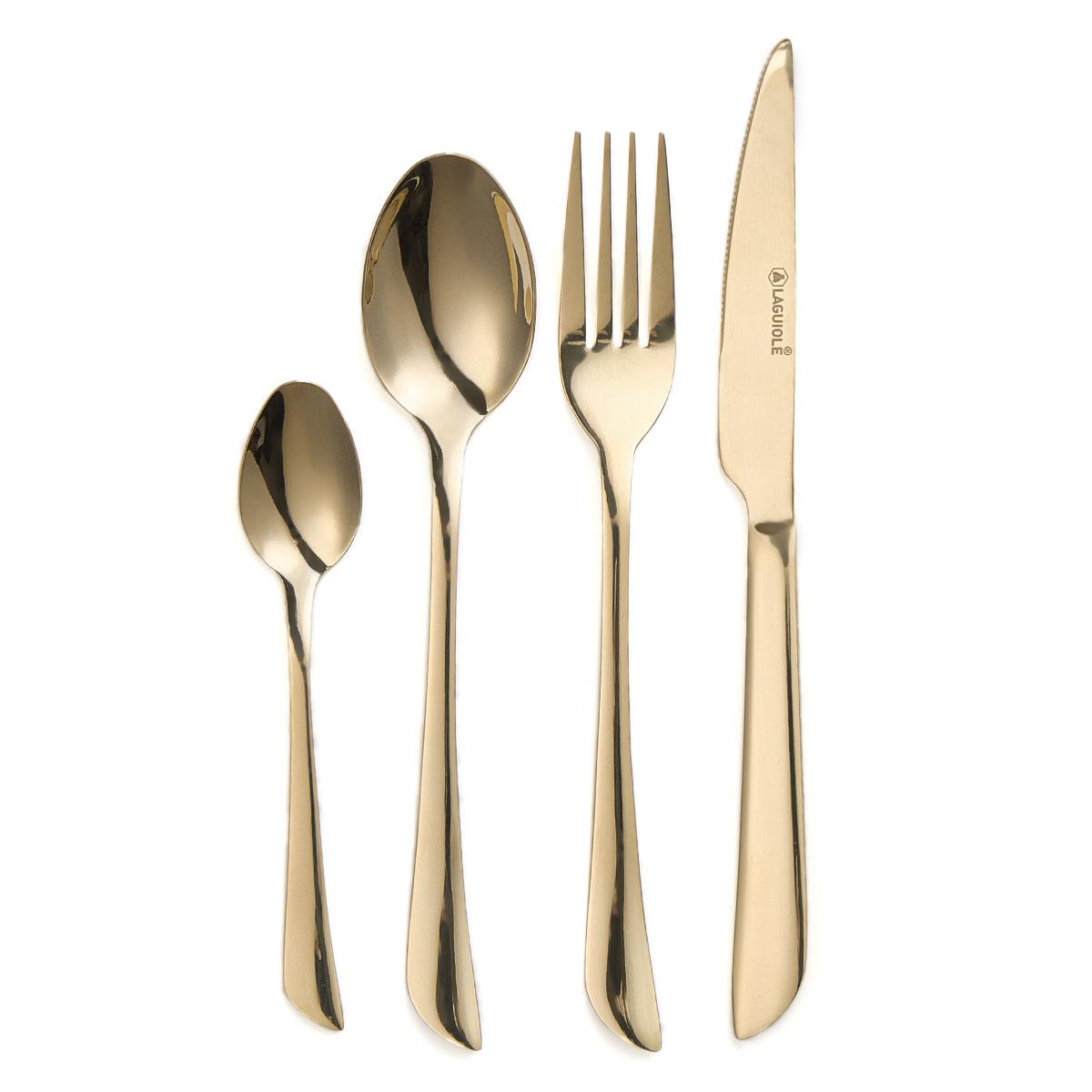 Ménagère 24 pièces - "Théa champagne" Laguiole Cuisson - Mathon - 1