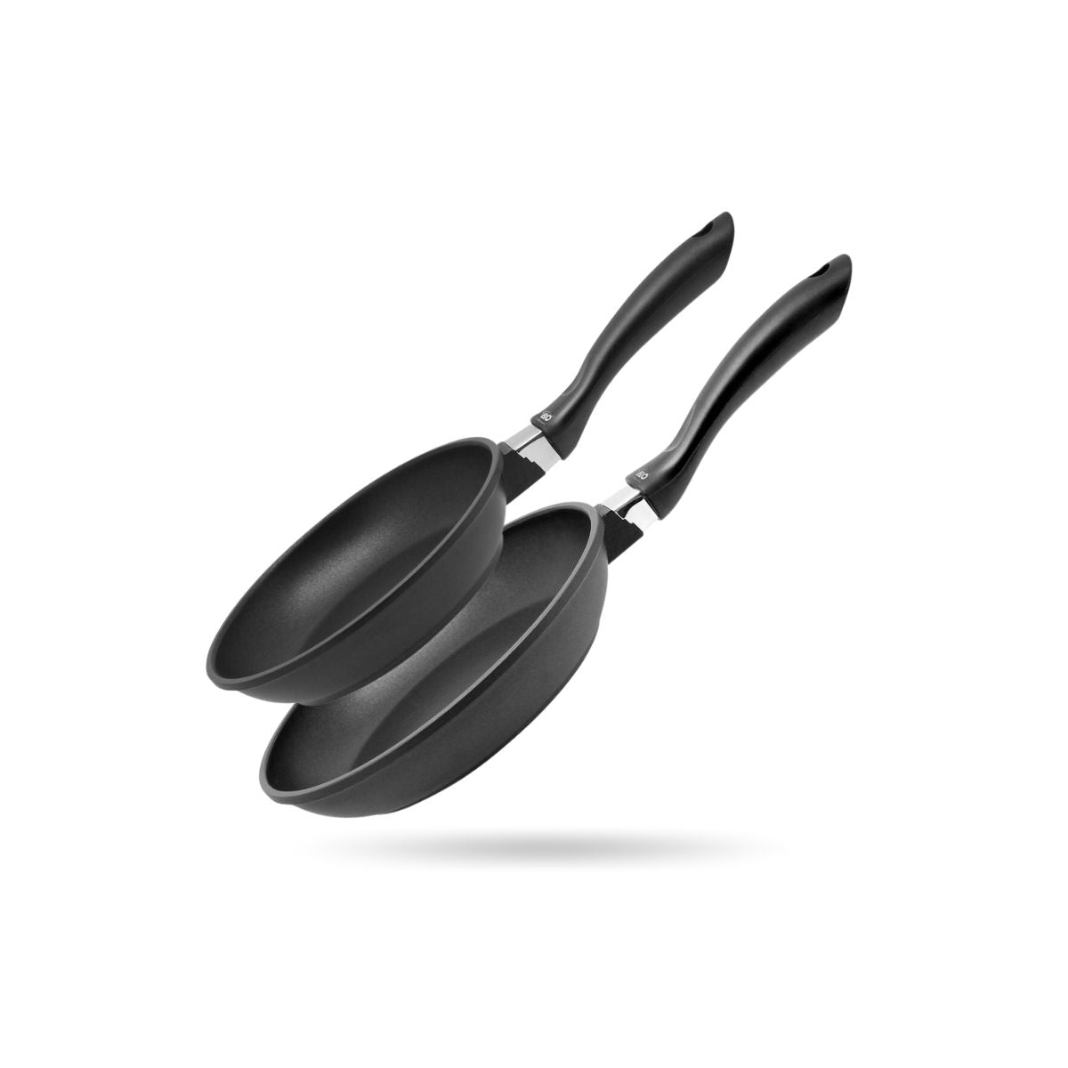 Lot de 2 poêles 20 cm et 24 cm sans PFAS  Alucast Elo - Mathon - 1