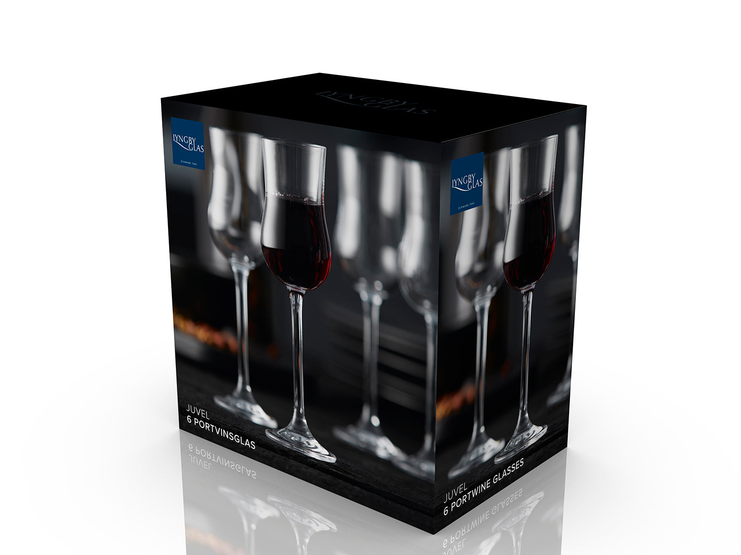 Set de 6 verres à porto/grappa JUVEL Transparent Lyngby Glas - Mathon - 4