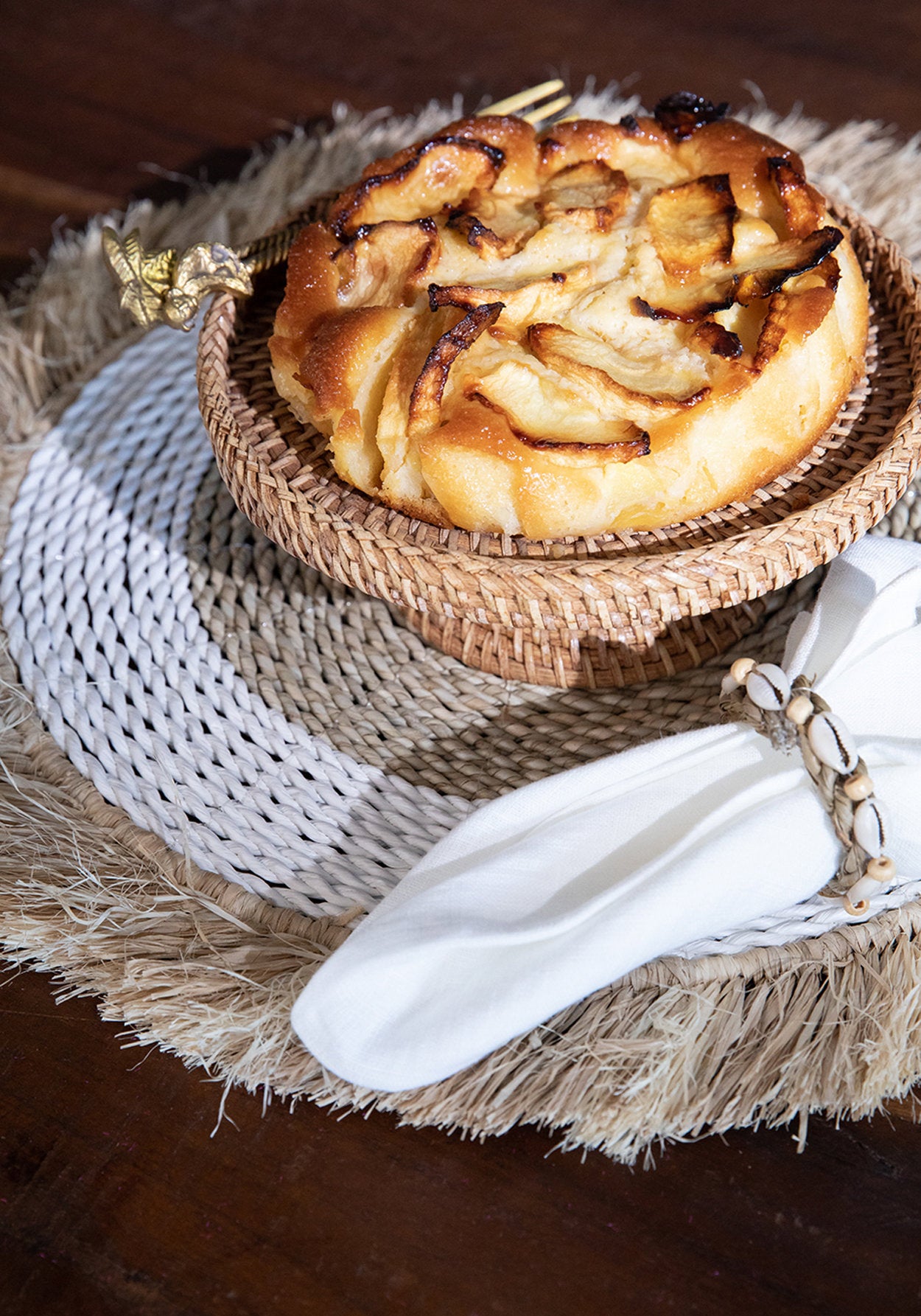 Le Set De Table Seagrass Raffia - Naturel Blanc Bazar Bizar - Mathon - 2