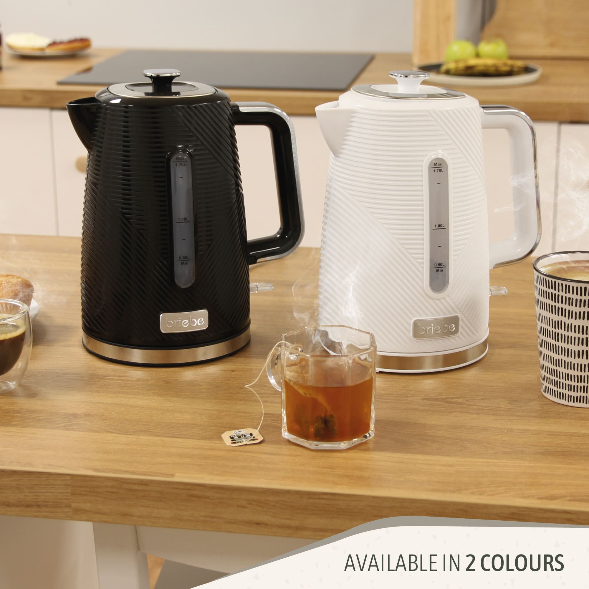 Elegance Bouilloire Électrique 1,7L Sans Fil Ébullition Rapide Sans BPA Base 360 2200 Noir KT1168BLK - Mathon - 8