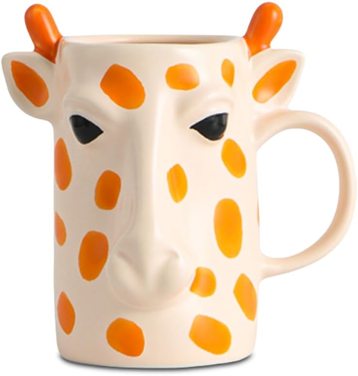 Tasse girafe 3D 500 ml en céramique mignonne Vendos85 - Mathon