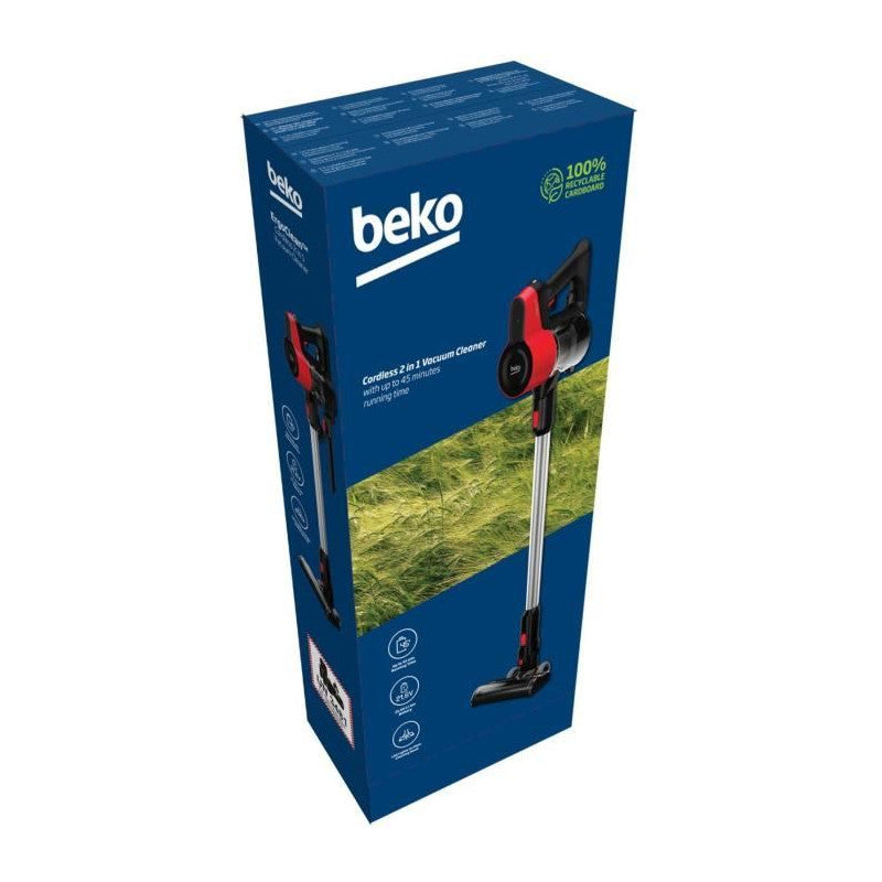 Aspirateur Balai Sans Fil Multifonction Beko Vrt50121vr - 21,6v - Autonomie 45min - Technologie Cyclonique - Brosse Rétroéclai Beko - Mathon - 4