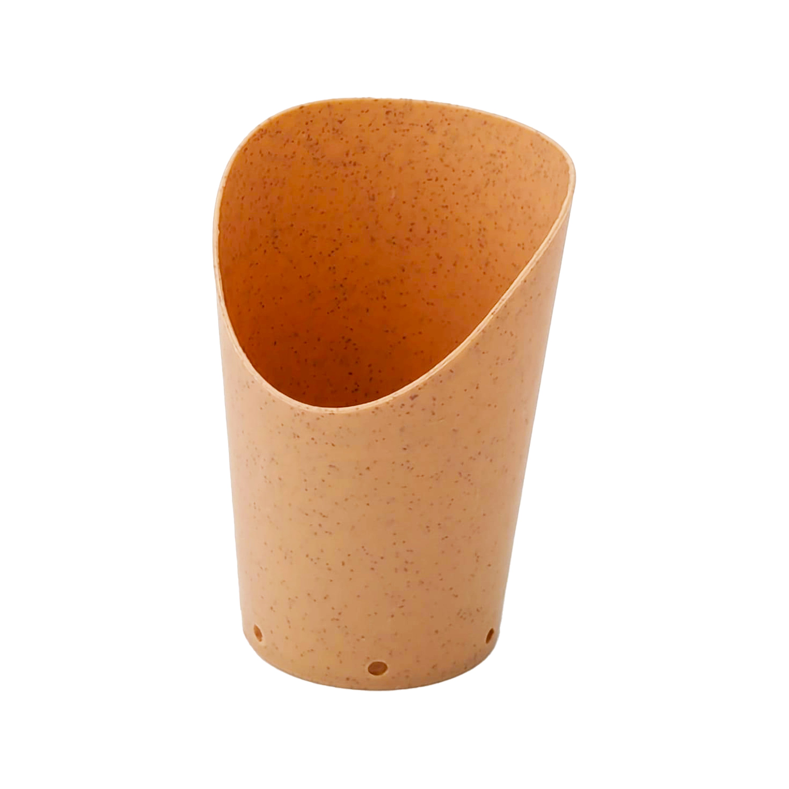 10Pcs - Kraft wrap cup with 6 holes for ventilation  H118mm 220ml FirstPack - Mathon