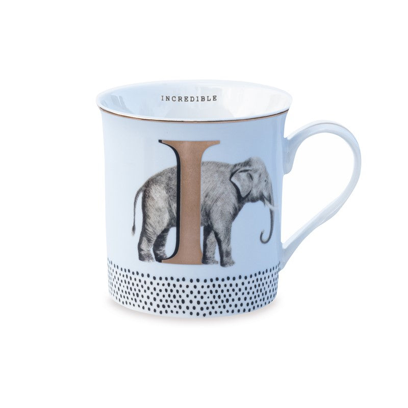 Mug Alphabet "I" for Incredible - Slogan Yvonne Ellen - Mathon