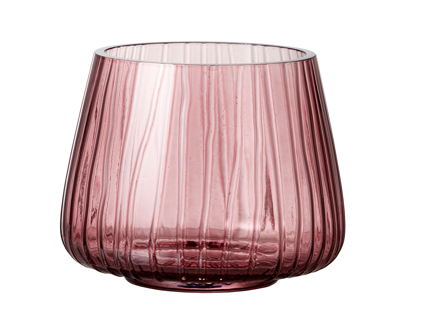 Set de 2 photophores KUSINTHA en verre Rose Bitz - Mathon - 5