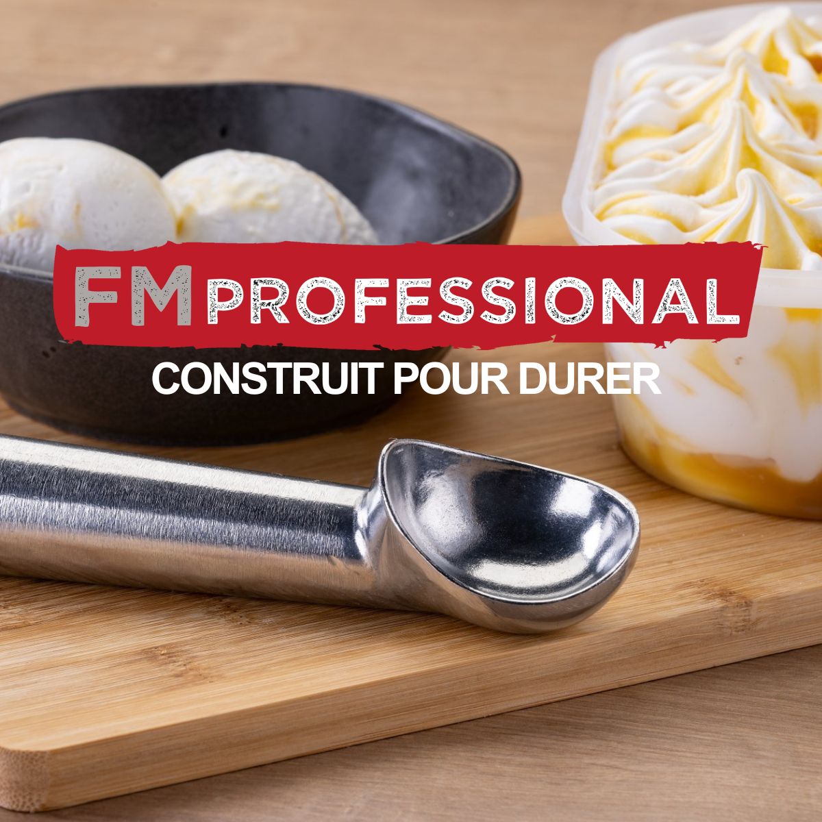 Ensemble de 2 Cuillères à glace FM Professional - Mathon - 6