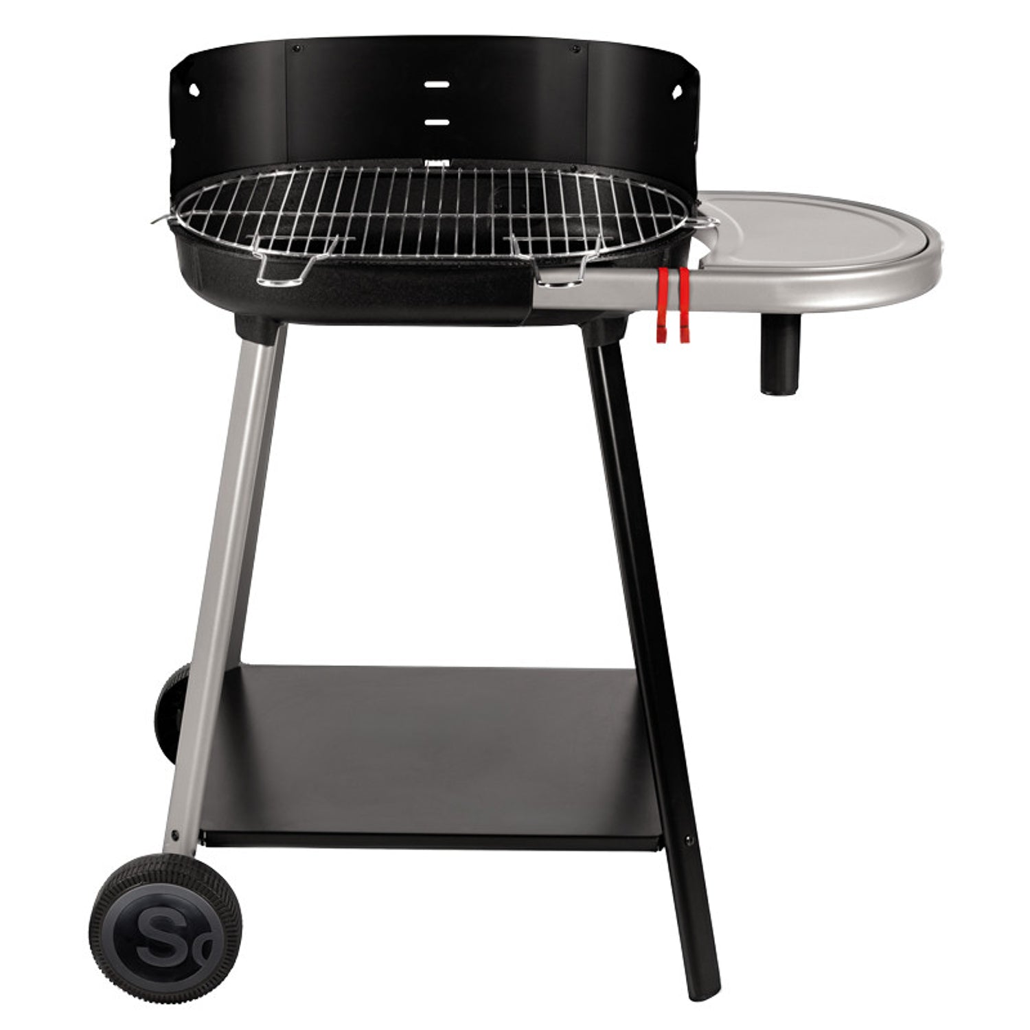 Barbecue à charbon de bois Vulcano 2000 avec cuve en fonte et grille en acier chromé Somagic - Mathon - 2