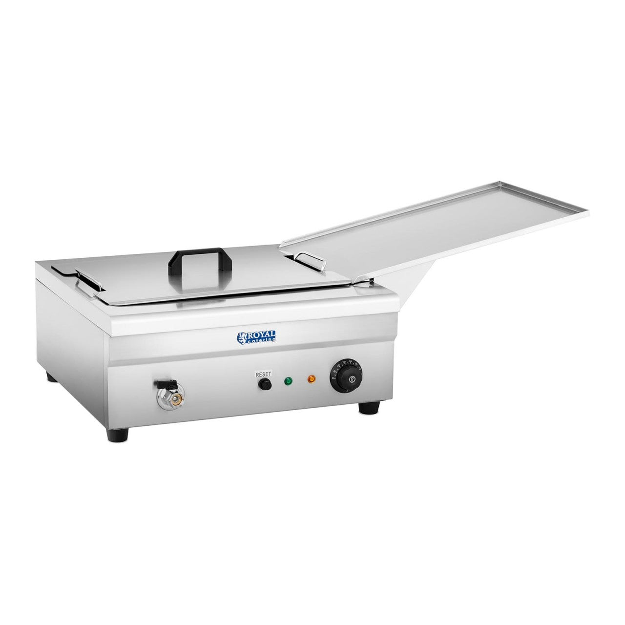 Friteuse électrique professionnelle restaurant 18 litres 3 200 W zone froide 14_0001769 - Mathon - 3