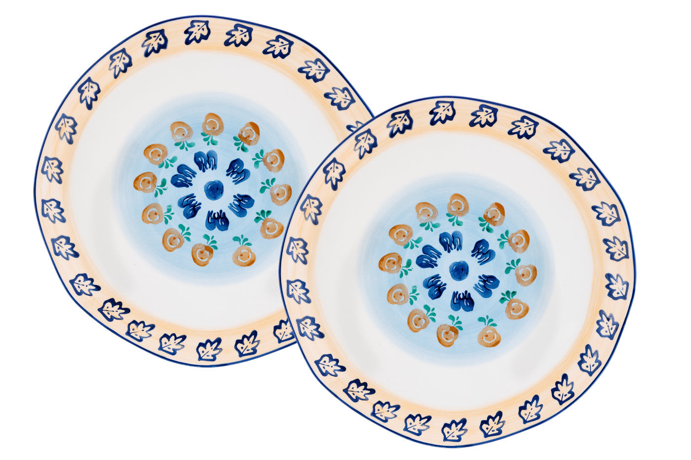 Plateau de service NAPOLI Ø30cm - 2 pièces - Agrume Björn - Mathon - 1