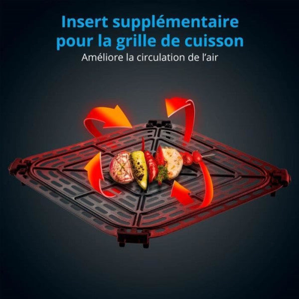 Friteuse Electrique  A Air Chaud Sans Huile - Md 11780 - Température J Medion - Mathon - 6