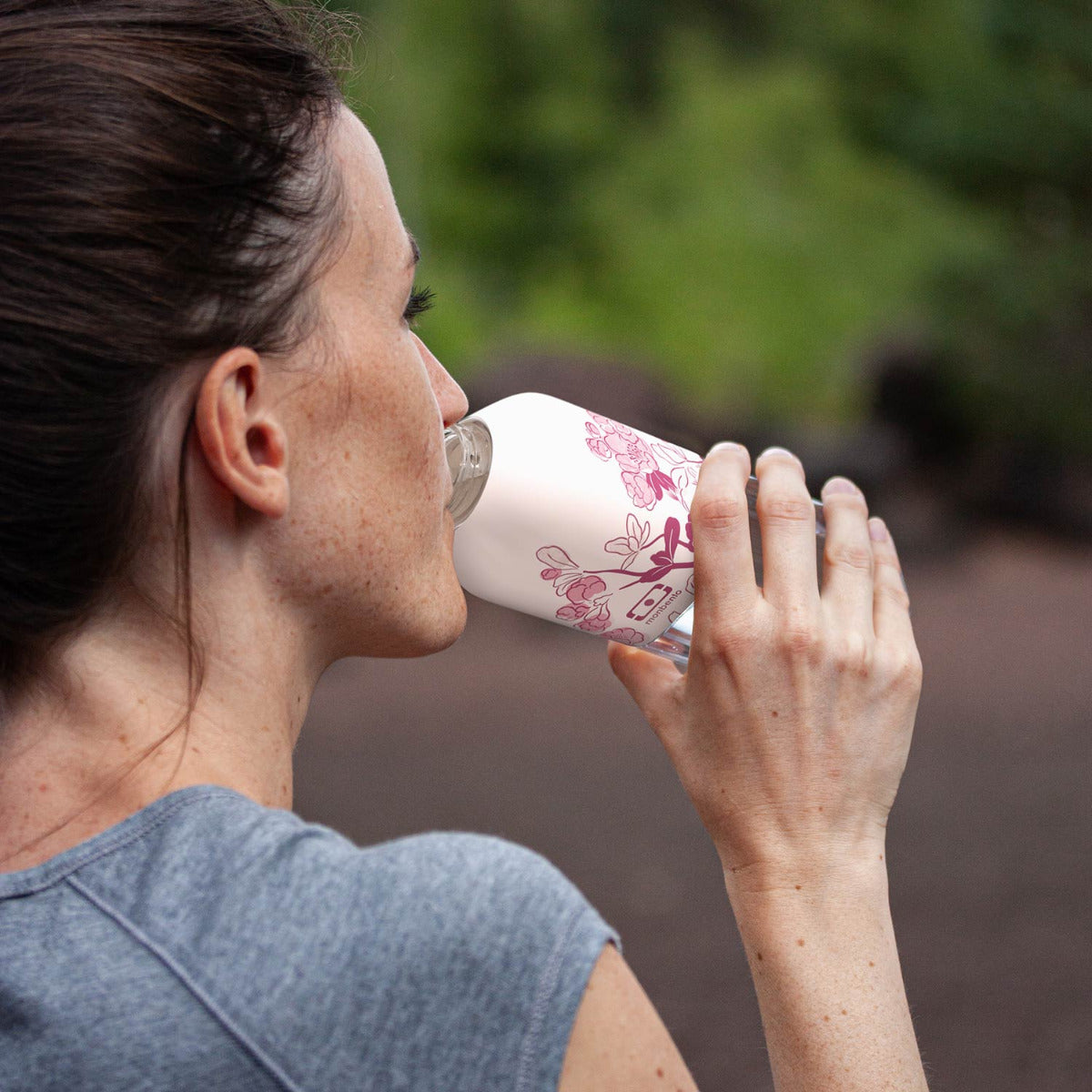 Set repas lunch box 2 étages 1L graphic Magnolia + accessoires Monbento - Mathon - 7