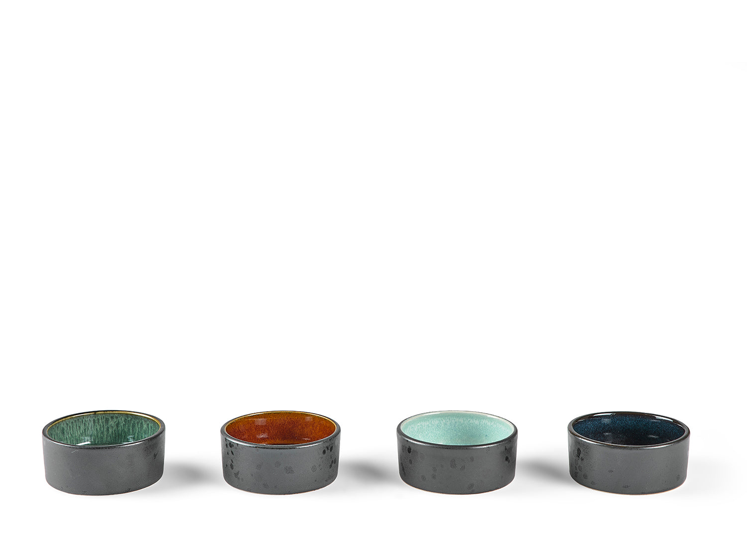 Ensemble de 4 mini-bols GASTRO en grès Noir ass. Bitz - Mathon - 1
