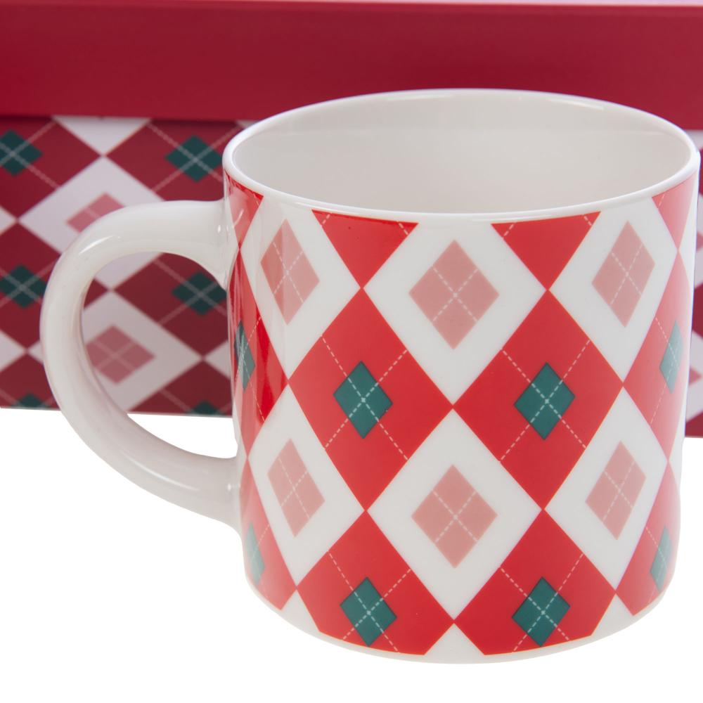 Coffret 2 mugs rouges Santa Amadeus - Mathon - 2