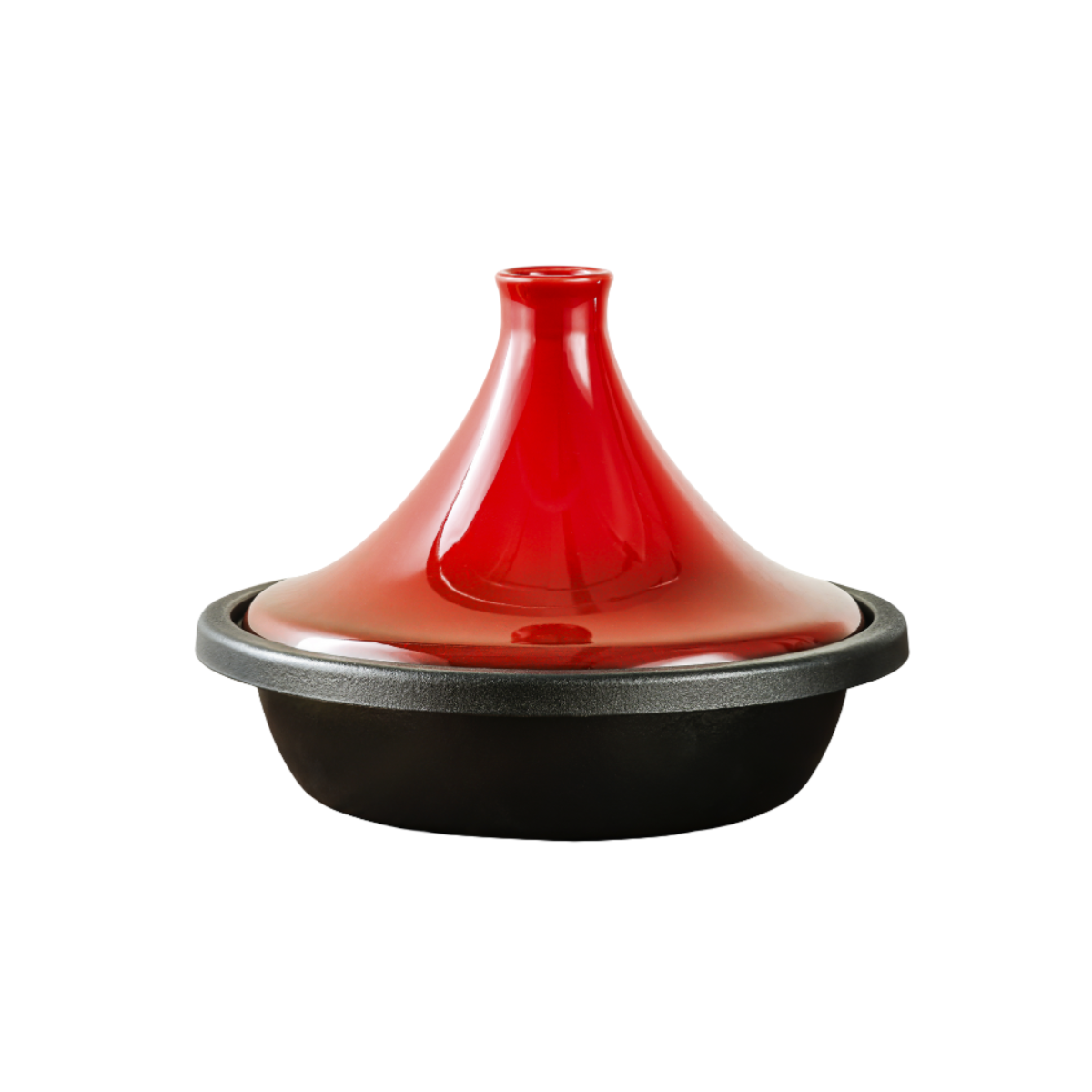 Tajine en fonte rouge 27cm Laguiole Cuisson - Mathon